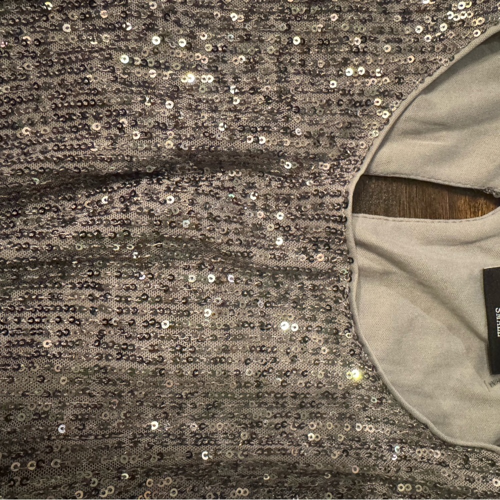 VICI Better than a gift sequin tie dress size small new without tags - Picture 4 of 4